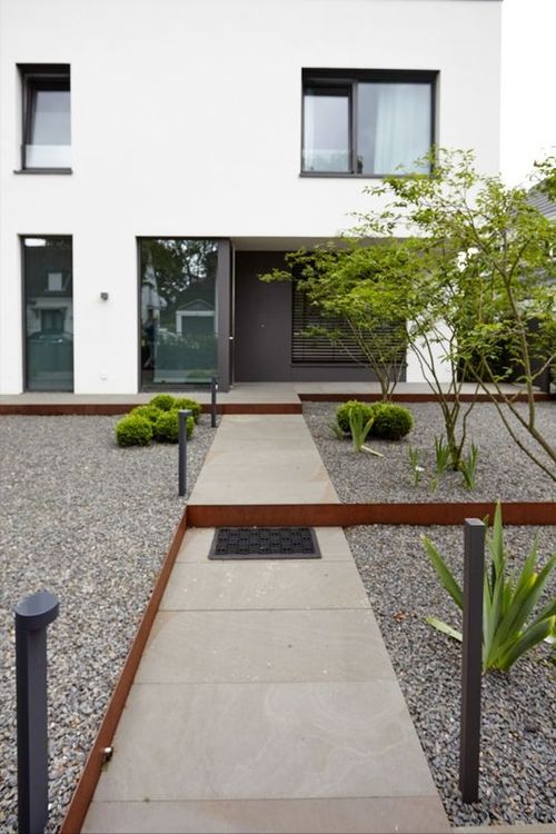 耐候鋼在庭院造景中的4種用法，為庭院造景提供新靈感